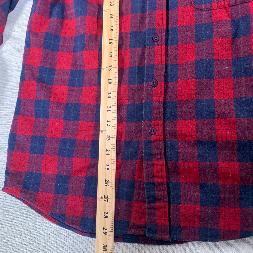 Pendleton Fireside Wool Blend Plaid Button Up Shirt Size M Robinson Dress Tartan - Picture 5 of 10